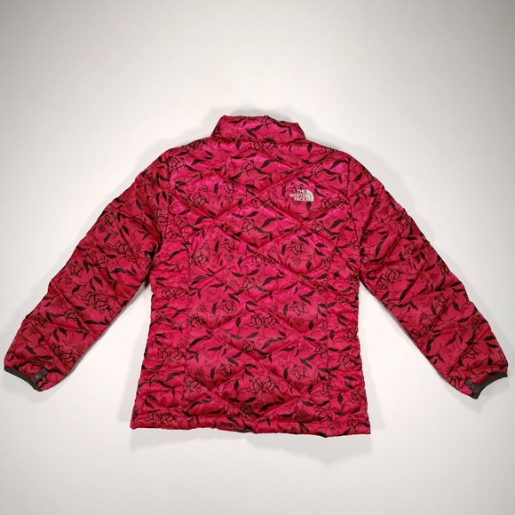 The North Face Girls Aconcagua Down Jacket Size Medium (10/12) Fusion Pink GUC! - Picture 3 of 12